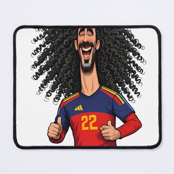 Item preview, Marc Cucurella Spain National Football Team No 22 designed and sold by pinkeyatur.