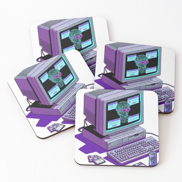 Item preview, Vapourwave 'Another night by the PC' designed and sold by vapormoon.