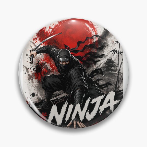 Item preview, Shadow Strike Ninja – Japanese Katana Warrior Art designed and sold by Japan Design Villa725.