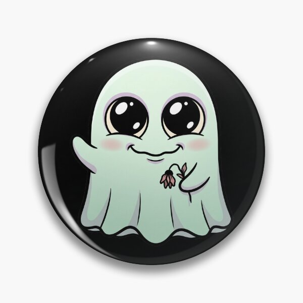 Item preview, Pastel Ugly Cute Ghost With Wilting Flower designed and sold by The Mellonaire.