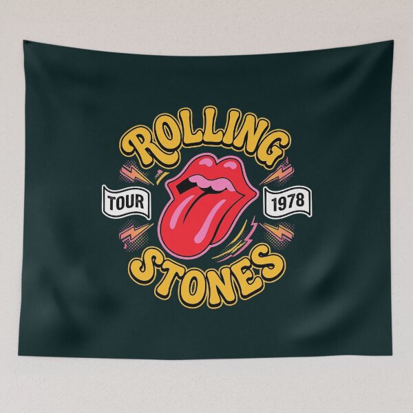 Item preview, Rolling Stones Tour 1978 Classic Badge designed and sold by BlueOceanT.