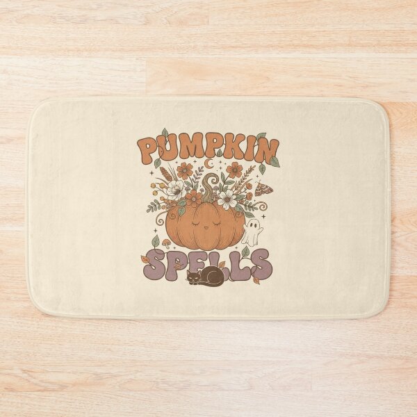 Item preview, Pumpkin Spells Retro Groovy Fall Shirt Cute Kawaii Pumpkin Ghost Cat Cottagecore Halloween Tee designed and sold by FestivityFinds.