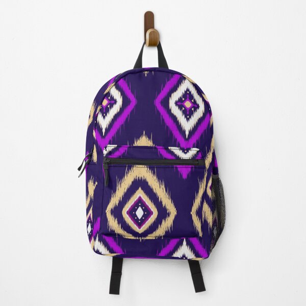 Item preview, Purple abstract geometric ikat pattern seamless. designed and sold by Aesthetic shapes design.