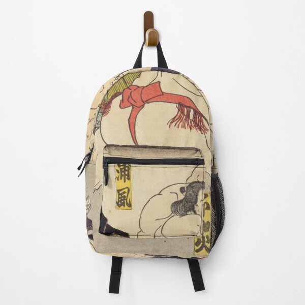 Item preview, Vintage Japanese Sumo Match Kagamiyama vs Shiranui Ukiyo-e Art designed and sold by vekotpu.