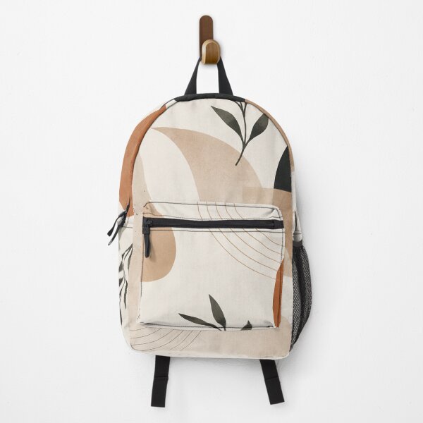 Item preview, Abstract Botanical Geometry – Minimalist Boho Shapes & Earthy Tones designed and sold by Punch-E415.