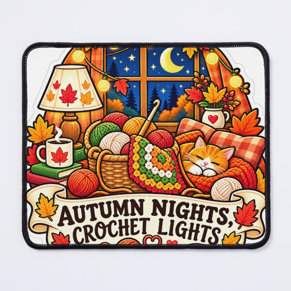 Item preview, Autumn Nights Crochet Lights Cozy Yarn designed and sold by supertae.