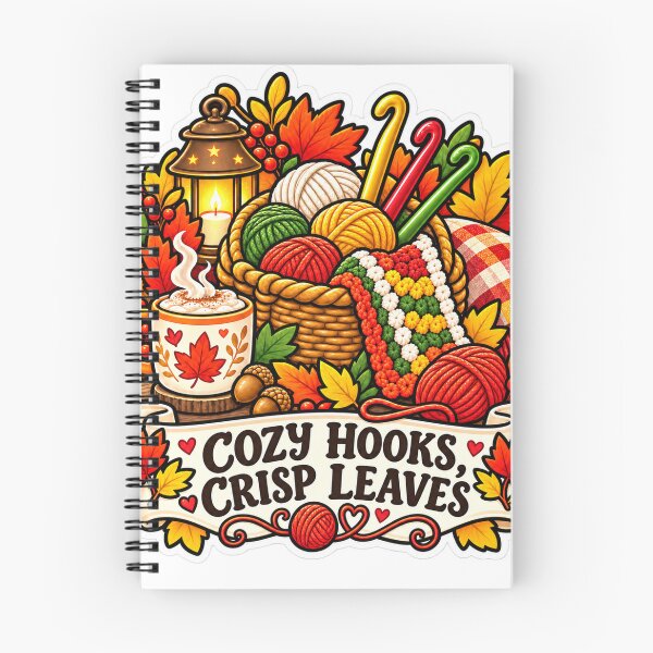 Item preview, Cozy Hooks Crisp Leaves Autumn Crochet designed and sold by supertae.