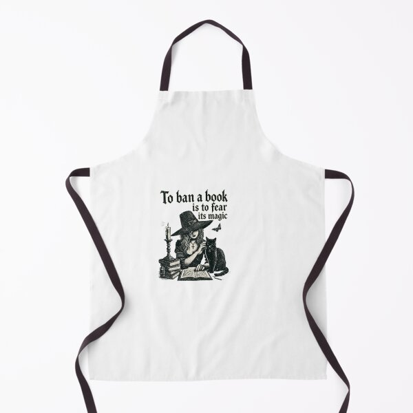 Item preview, To Ban A Book Is To Fear Its Magic Gothic Witch Black Cat Reading designed and sold by SEINENGAPPI18.