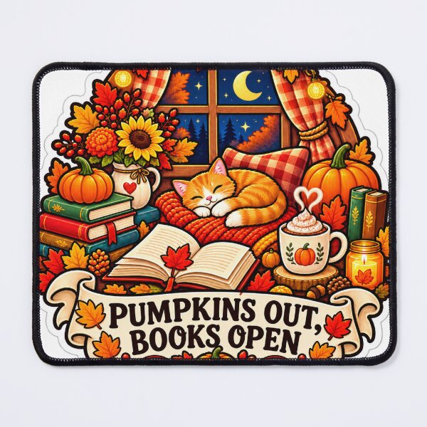 Item preview, Pumpkins Out Books Open Fall Reader designed and sold by supertae.