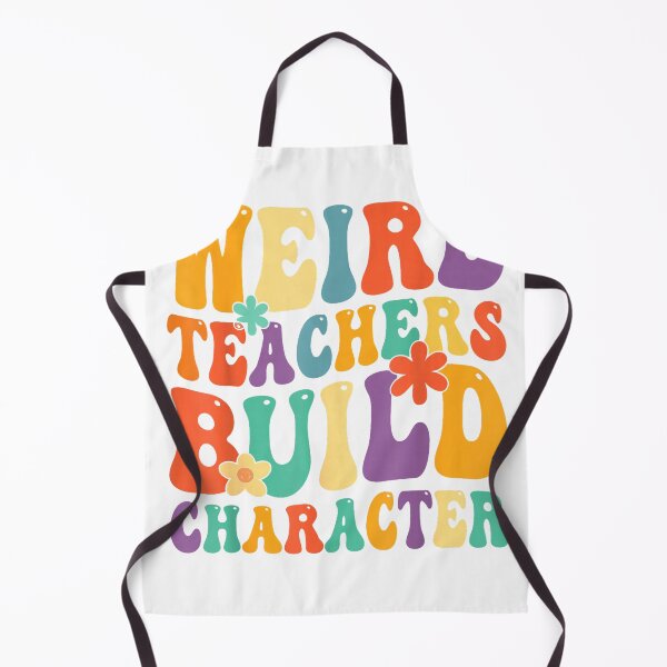 Item preview, Weird Teachers Build Character Teachers Funny Sayings T-Shirt designed and sold by Magoya Store ⭐⭐⭐⭐⭐.