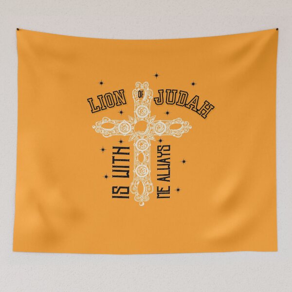 Item preview, Lord of Judah Is With Me - Redemption Christmas Inspring Quotes  - Retirement Gifts For Grandma Orange designed and sold by Doiemacreations.