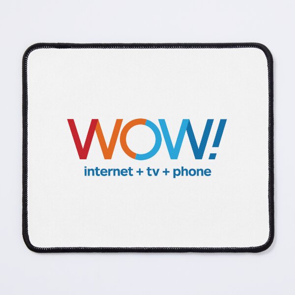 Item preview, WOW Internet TV Phone Colorful Typography Logo designed and sold by MaxAugusto.
