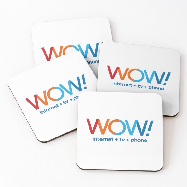 Item preview, WOW Internet TV Phone Colorful Typography Logo designed and sold by MaxAugusto.