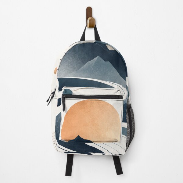 Item preview, Mountain Escape – Minimalist Nature Landscape with Winding River designed and sold by Punch-E415.
