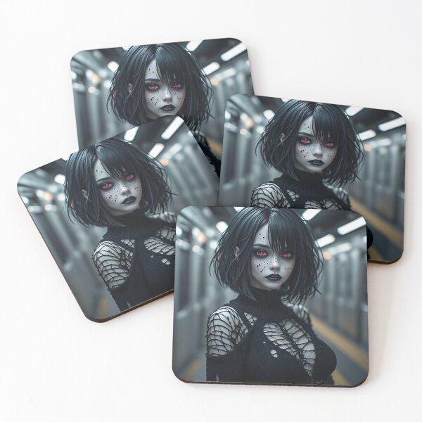 Item preview, Chica monstruo gótica sexy, mujer anime súcubo demonio designed and sold by Your New Fixation.