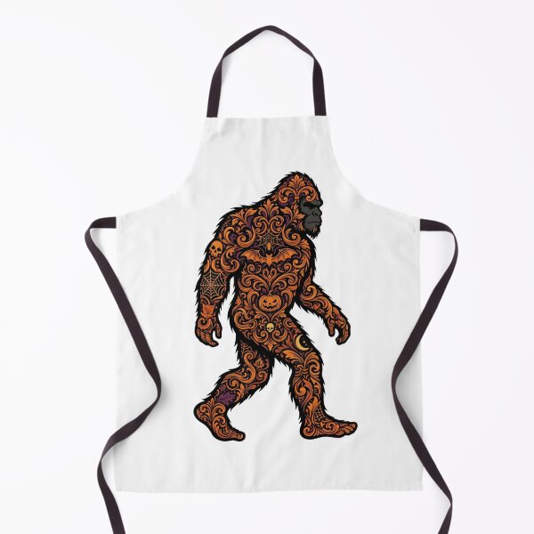 Item preview, Damask Halloween Bigfoot - Cute Aesthetic Sasquatch Kawaii Vibes designed and sold by Spank My Yeti.