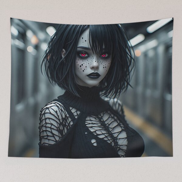 Item preview, Hot Goth Monster Girl Anime Woman Succubus Demon designed and sold by Your New Fixation.