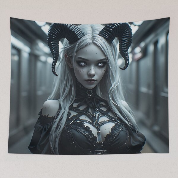 Item preview, Hot Goth Monster Girl Anime Woman Succubus Demon designed and sold by Your New Fixation.
