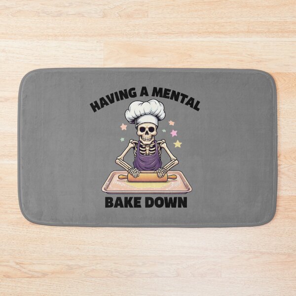 Item preview, Having a Mental Bake Down Funny Skeleton Chef T-Shirt - Sarcastic Baking Humor Gift designed and sold by FestivityFinds.