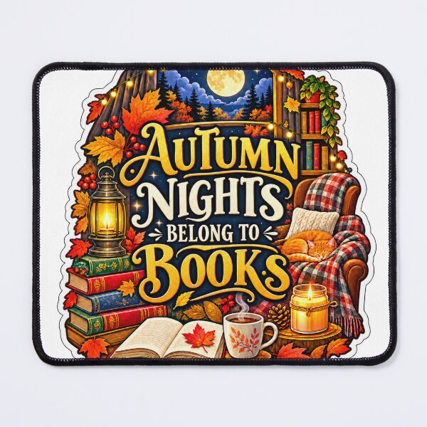 Item preview, Reading Weather Has Arrived Fall Books designed and sold by supertae.