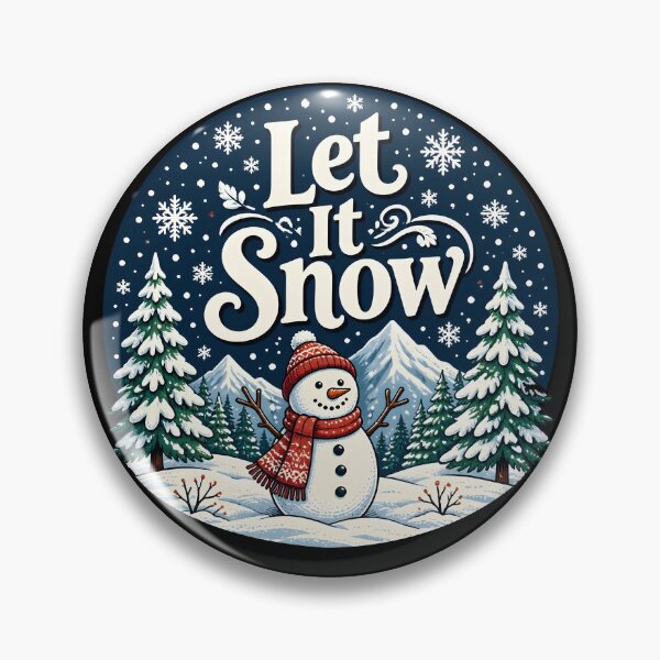 Item preview, Let It Snow Classic Meaning Illustration Christmas Design designed and sold by RoyesButler.