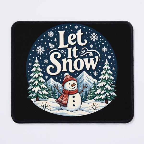 Item preview, Let It Snow Classic Meaning Illustration Christmas Design designed and sold by RoyesButler.