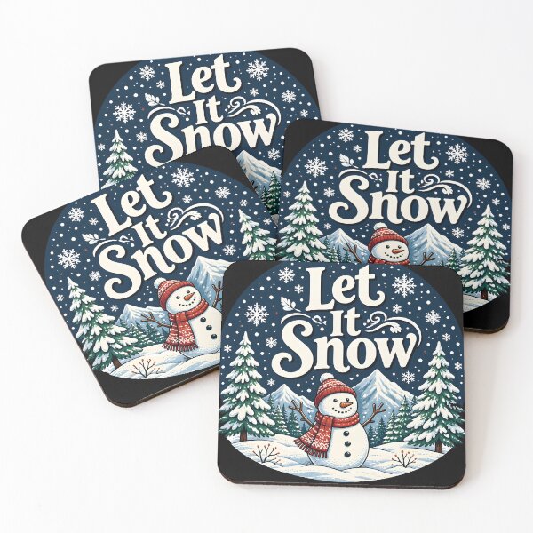 Item preview, Let It Snow Classic Meaning Illustration Christmas Design designed and sold by RoyesButler.