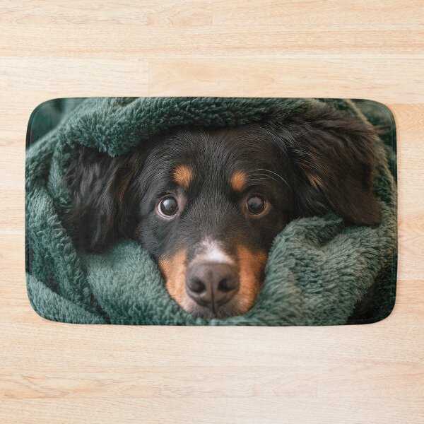 Item preview, Bernese Mountain Dog in Blanket 01 designed and sold by Elisabeth Lucas.