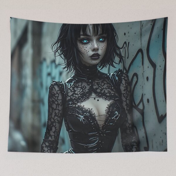 Item preview, Hot Goth Monster Girl Anime Woman Succubus Demon designed and sold by Your New Fixation.