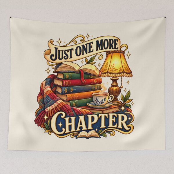 Item preview, Just One More Chapter designed and sold by Foxglow Studio.
