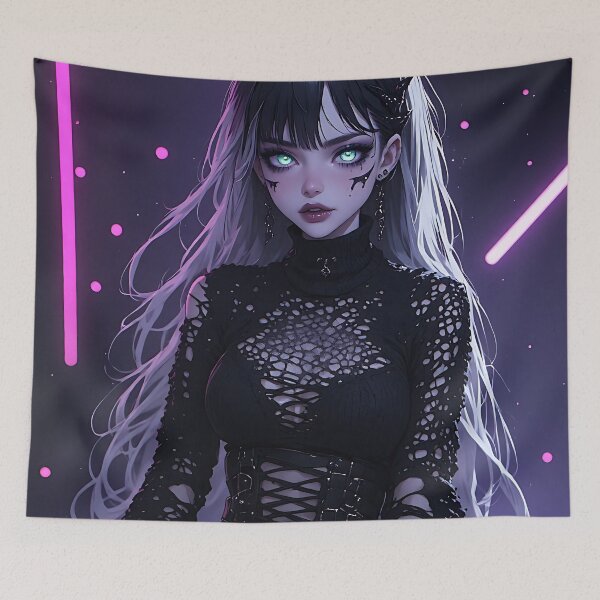 Item preview, Hot Goth Monster Girl Anime Woman Succubus Demon designed and sold by Your New Fixation.