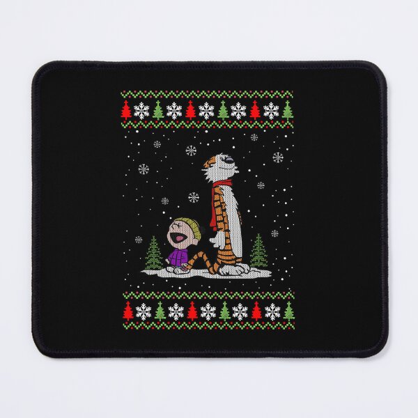 Item preview, Mery Christmas Calvin And Hobbes Mode Sweater designed and sold by scribblehappin.