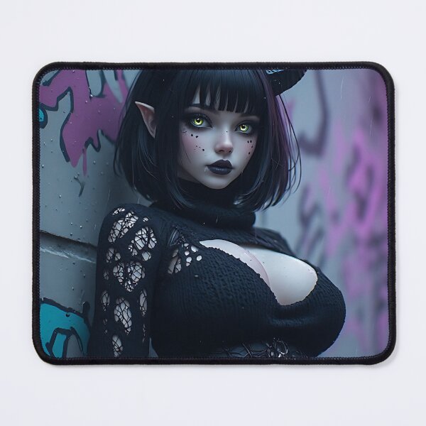 Item preview, Hot Goth Monster Girl Anime Woman Succubus Demon designed and sold by Your New Fixation.