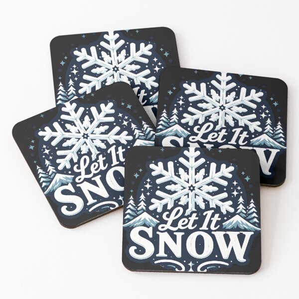 Item preview, Let It Snow Signature Symbol Christmas Design designed and sold by RoyesButler.