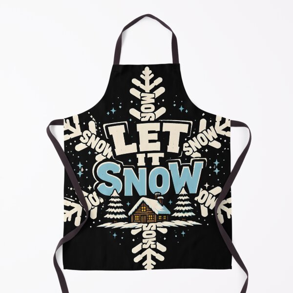 Item preview, Let It Snow Creative Quote Shape Christmas Design designed and sold by RoyesButler.