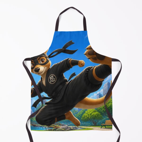 Item preview, Action Ninja Kangaroo Martial Arts designed and sold by LAURELYDESIGNS.