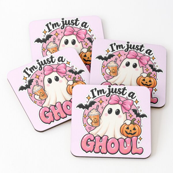 Item preview, I’m Just a Ghoul Cute Halloween Ghost Sticker designed and sold by WorldofTravels.