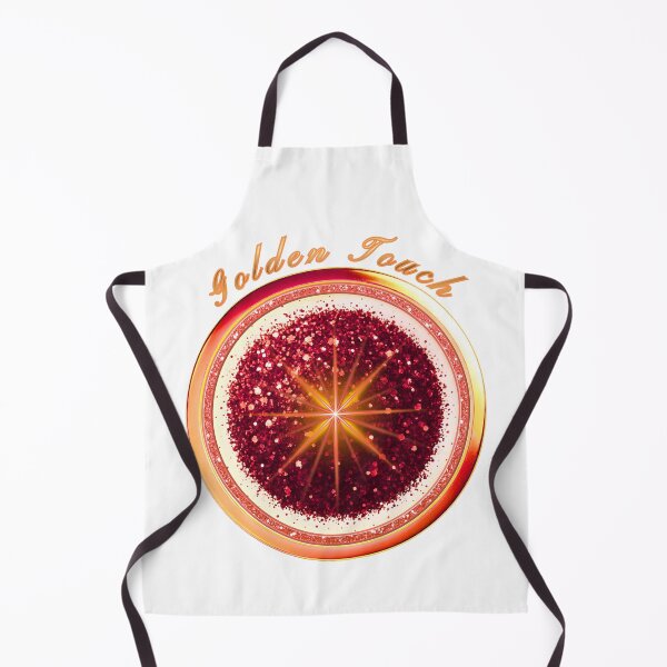Item preview, Golden Touch Red Glitter and Gold Glow Art Print / Sticker designed and sold by MinimalAurashop.