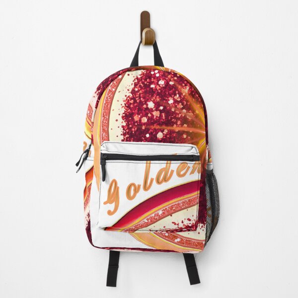 Item preview, Golden Touch Red Glitter and Gold Glow Art Print / Sticker designed and sold by MinimalAurashop.