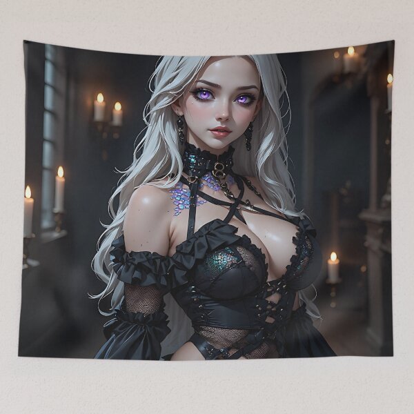 Item preview, Hot Goth Monster Girl Anime Woman Succubus Demon designed and sold by Your New Fixation.