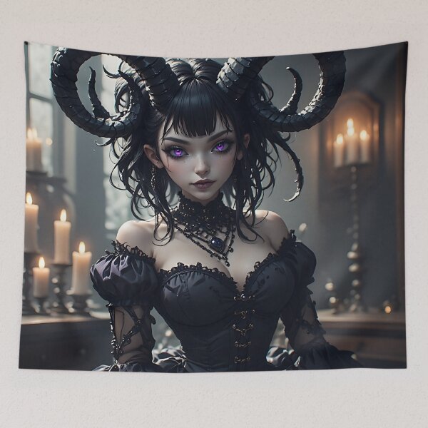 Item preview, Hot Goth Monster Girl Anime Woman Succubus Demon designed and sold by Your New Fixation.