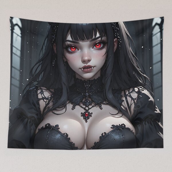 Item preview, Hot Goth Monster Girl Anime Woman Succubus Demon designed and sold by Your New Fixation.