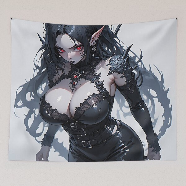 Item preview, Hot Goth Monster Girl Anime Woman Succubus Demon designed and sold by Your New Fixation.