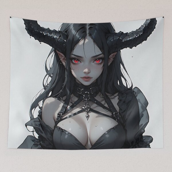 Item preview, Hot Goth Monster Girl Anime Woman Succubus Demon designed and sold by Your New Fixation.