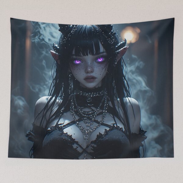 Item preview, Hot Goth Monster Girl Anime Woman Succubus Demon designed and sold by Your New Fixation.