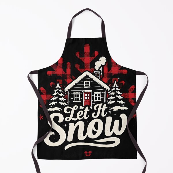 Item preview, Let It Snow Buffalo Check Farmhouse Christmas Design designed and sold by RoyesButler.