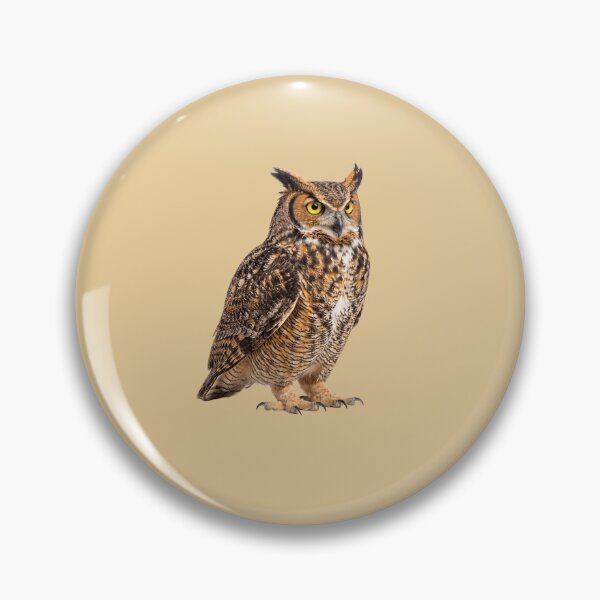 Item preview, Great Horned Owl Profile Portrait designed and sold by ArunDandiboina.