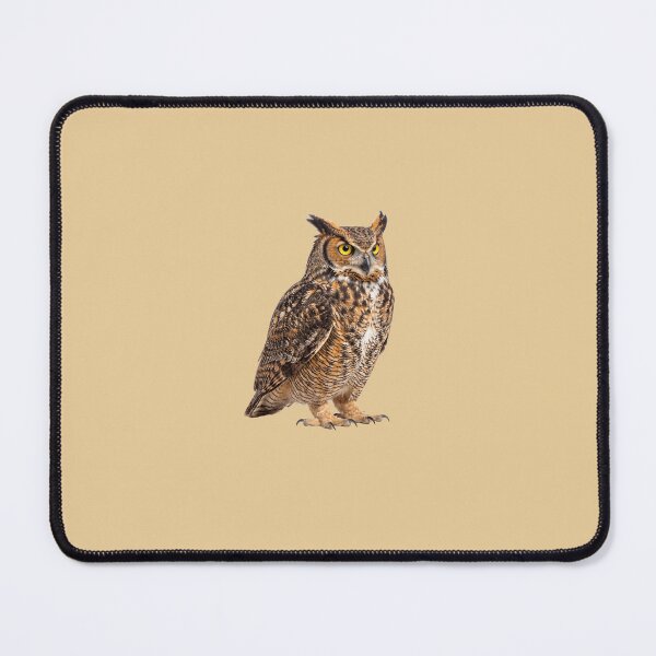 Item preview, Great Horned Owl Profile Portrait designed and sold by ArunDandiboina.
