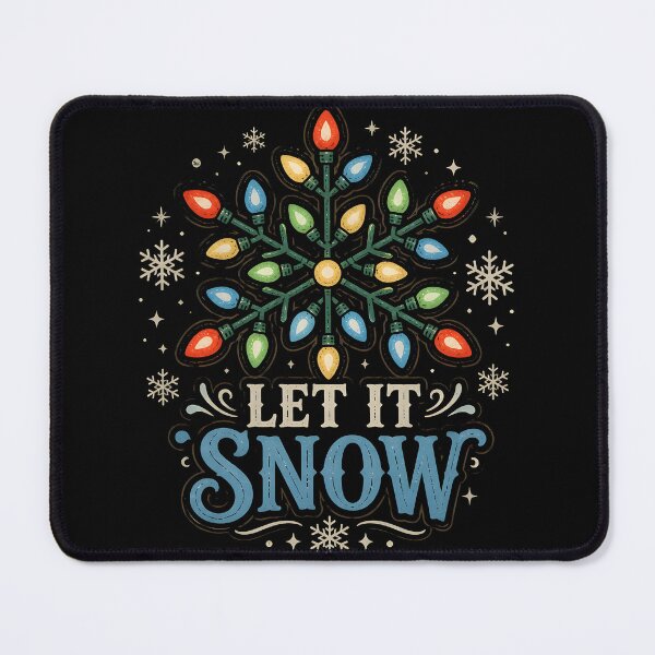 Item preview, Let It Snow Christmas Lights Pattern Christmas Design designed and sold by RoyesButler.