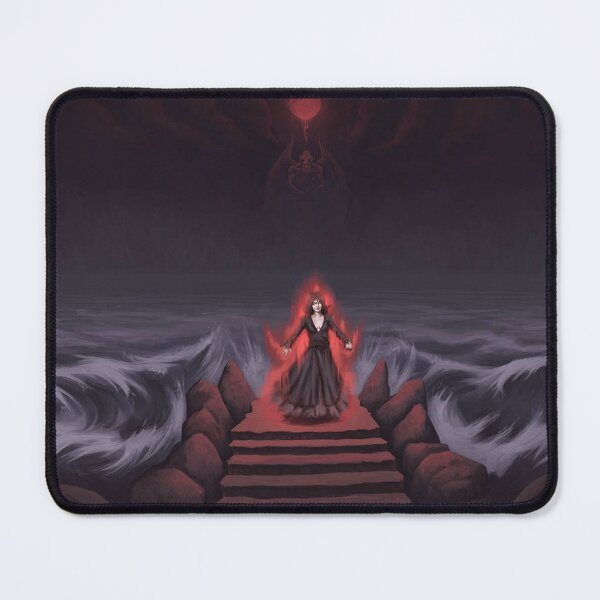 Item preview, Dark Sorceress Surrounded by Crimson Ocean Energy designed and sold by LeanFrostED.